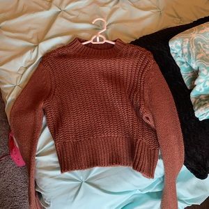 cropped sweater from pac sun!